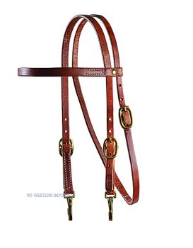 Schutz Brothers Snap Cheek Headstall 5043-BHL