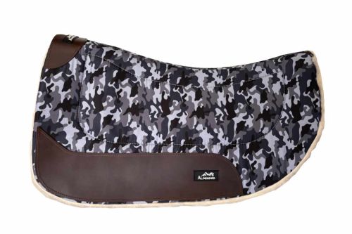 Preview: AlpenPad Working Line – Roundskirt 70 cm / Canvas Pad mit Fellunterseite