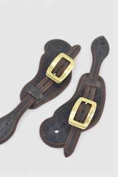 Secchiari Sporenriemen cocco dark brown