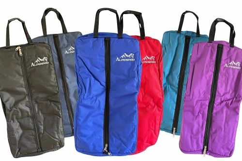 AlpenPad – gepolsterte & bestickte Premium Bridle Bag – verschiedene Farben