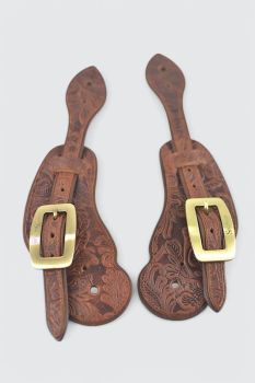 Secchiari Sporenriemen flower cotto