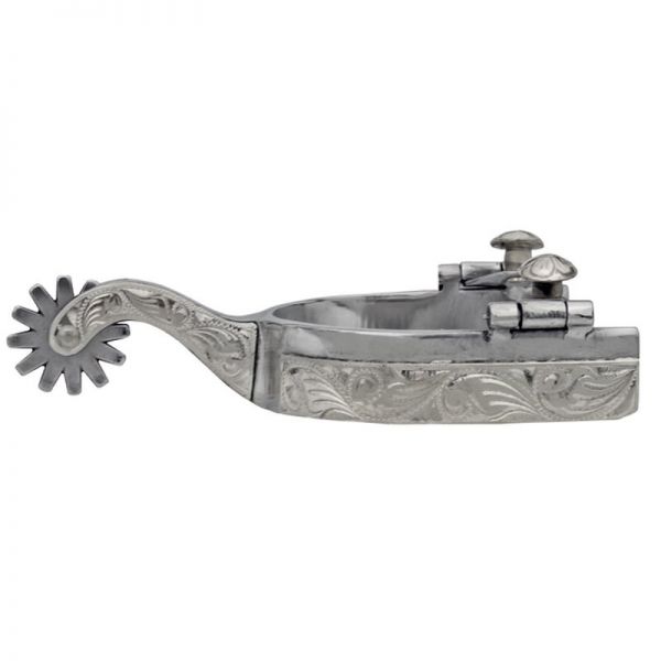 Sporen Silber Floral